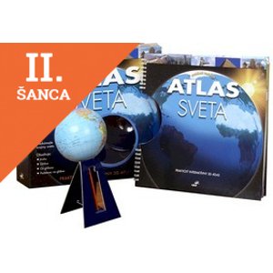 Lacná kniha Atlas sveta s glóbusom
