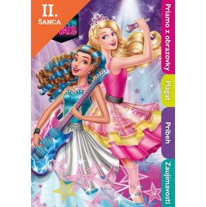 Lacná kniha Barbie Rock n´ Royals - knižka s plagátom