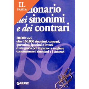 Lacná kniha Dizionario dei Sinonimi e dei Contrari