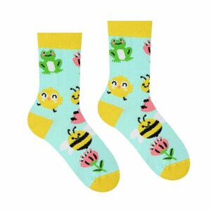 Detské ponožky Veselé zvieratká HestySocks (veľkosť: 25-29)