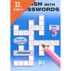 Lacná kniha English with Crosswords 3