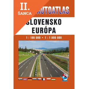 Lacná kniha Veľký autoatlas Slovenska a Európy