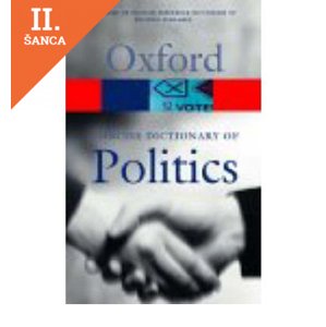 Lacná kniha Oxford Concise Dictionary of Politics