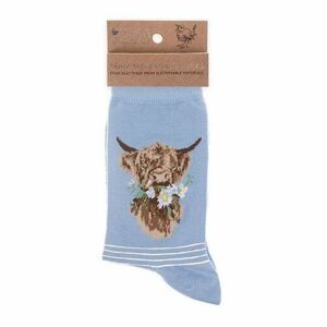 Bambusové ponožky "Daisy Coo" Wrendale Designs – krava