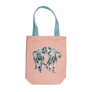 Pevná plátená taška "Age is Irrelephant" Wrendale Designs – slon