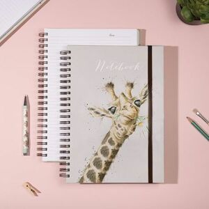Zápisník s hrebeňovou väzbou A4 "Flowers" Wrendale Designs – žirafa