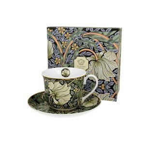 Jumbo porcelánová šálka s podšálkou William Morris - Pimpernel 400 ml