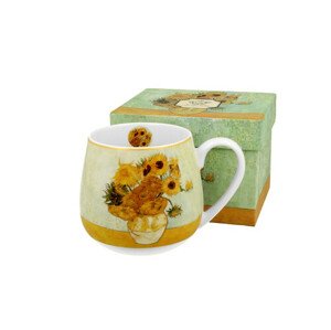 Porcelánový sudový hrnček V. van Gogh - Sunflowers 430 ml