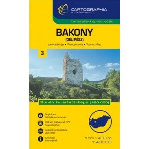 Bakony (Déli rész) turistatérkép