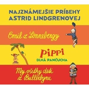 Set Najznámejšie príbehy Astrid Lindgrenovej (9 CD) - audioknihy