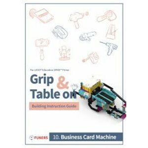 SPIKE™ Prime 10.Business Card Machine Building Instruction Guide