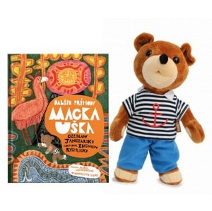 Set Kniha Ďalšie príhody Macka Uška a Plyšový medvedík Macko Uško 30 cm