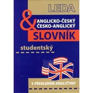 Anglicko-český  česko-anglický studentský slovník - Hodek Břetislav