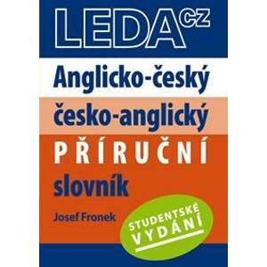 Anglicko-český, česko-anglický příruční slovník-Studentské vydání - Fronek Josef