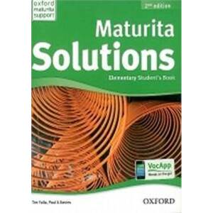 Maturita Solutions 2nd Edition Elementary Student´s Book CZEch Edition - Falla, Davies Paul A., Tim