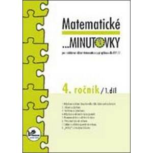 Matematické minutovky 4. ročník / 1. díl - Hana Mikulenková
