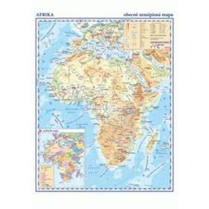 Afrika Obecně zeměpisná mapa - autor neuvedený