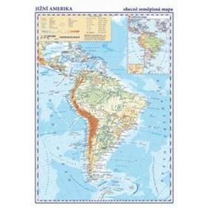 Jižní Amerika Obecně zeměpisná mapa - autor neuvedený
