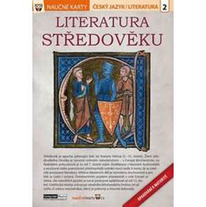 Naučné karty Literatura středověku - autor neuvedený