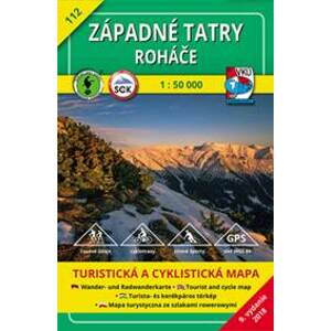 Západné Tatry Roháče 1:50 000 (Turistická mapa) - autor neuvedený