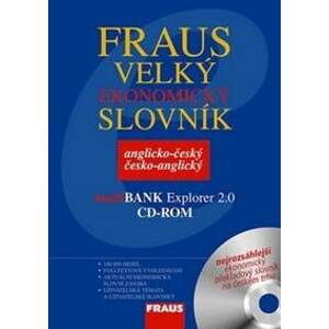 Komplet 2ks Velký ekonomický slovník anglicko-český česko-anglický + CD ROM - autor neuvedený
