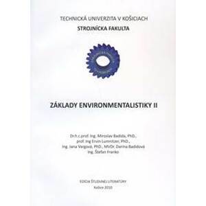 Základy environmentalistiky II - Miroslav Badida