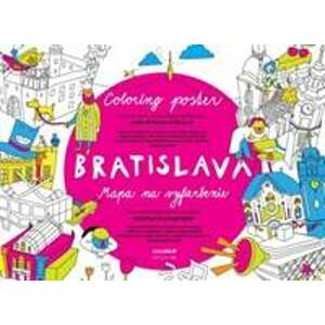 Bratislava - Mapa na vyfarbenie - Abaffy Tero