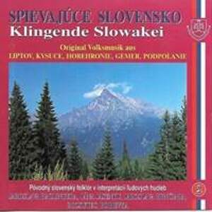 Ľudové piesne Stredné Slovensko- Spievajúce Slovensko 2 - CD