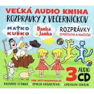 3CD BOX Veľká audio kniha - Rozprávky z večerníčkov - CD