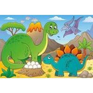 Puzzle 48 Dinosauři - autor neuvedený