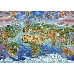 Puzzle Dětská mapa XL 300 dílků - autor neuvedený