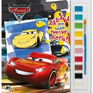 Vymaľovanka A4 s vodovými farbami/ Cars 2 - Disney/Pixar