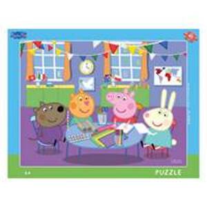 Puzzle Peppa Pig Ve školce 40 dílků deskové - autor neuvedený