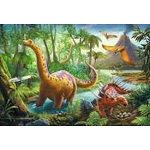 Puzzle Dinosauři na cestách - autor neuvedený