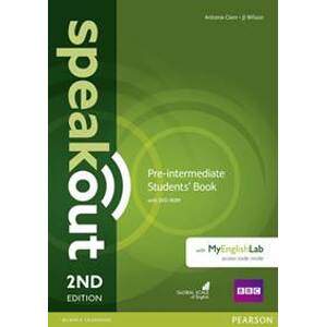 Speakout Pre-Intermediate Students´ Book with DVD-ROM and MyEnglishLab Access Code Pack - Clare Antonia