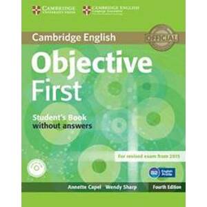 Objective First 4th Edn: SB w´out Ans w CD-ROM - Capel Annette