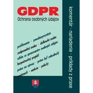 GDPR Ochrana osobných údajov - autor neuvedený