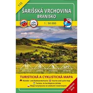 Šarišská vrchovina Branisko 1:50 000 (5.vydanie) - kolektiv