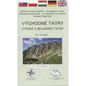 Východné Tatry - Vysoké a Belianske Tatry (mapa) - kolektiv