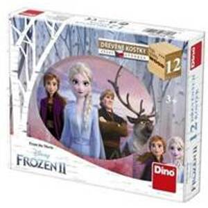 Frozen II 12 Dřevěné kostky - autor neuvedený
