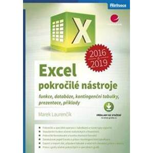Excel 2016 a 2019 pokročilé nástroje - F - Marek Laurenčík