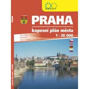 Praha kapesní plán města - autor neuvedený