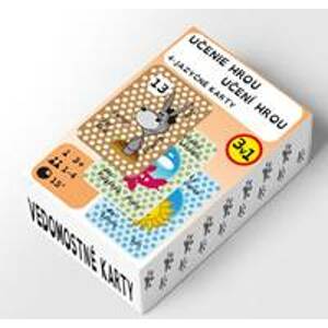 Učenie hrou 4-jazyčné karty 3v1 / Učení hrou - autor neuvedený