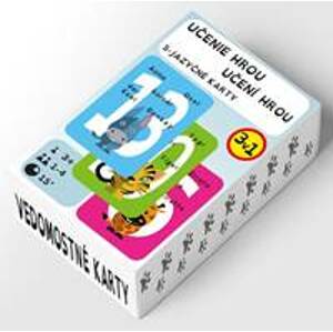 Učenie hrou 5-jazyčné karty 3v1 / Učení hrou - autor neuvedený