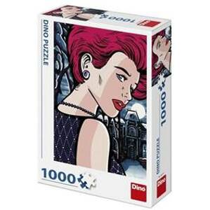 Pop art - Tajemná žena 1000 Puzzle nové - autor neuvedený