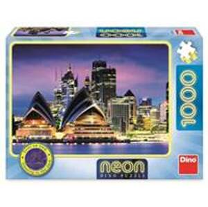 Puzzle 1000 Opera v Sydney neon - autor neuvedený