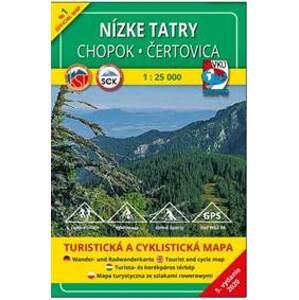 Nízke Tatry Chopok - Čertovica 1:25 000 - autor neuvedený