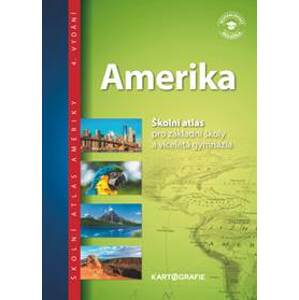 Amerika Školní atlas - autor neuvedený