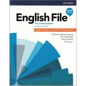 English File Pre-Intermediate Student´s Book with Student Resource Centre Pack 4th (CZEch Edition) - autor neuvedený