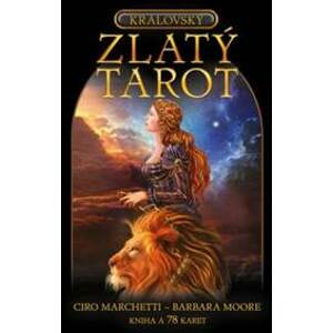 Královský Zlatý tarot - Kniha a 78 karet (lesklé) - Moore Barbara